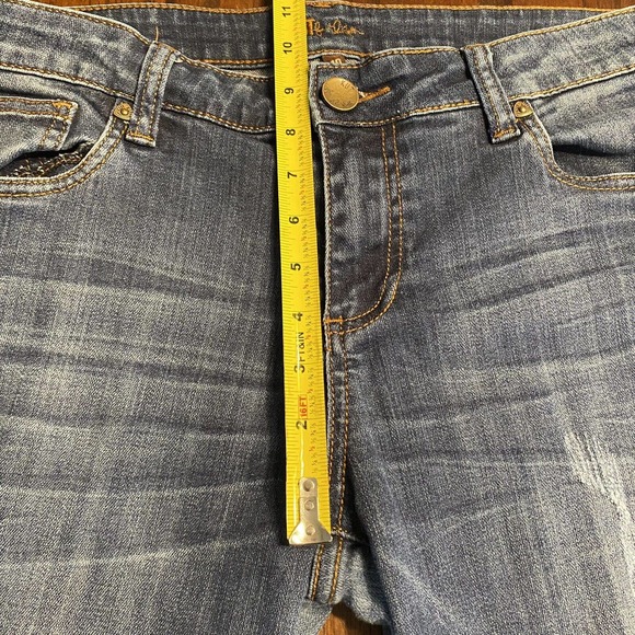 Kut From The Kloth Womens Jeans Sz 10 Med Wash Boyfriend Mid-Rise - Picture 11 of 14